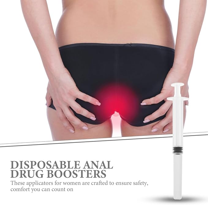 OATIPHO 20Pcs Disposable Rectal Applicator, Gel Injector Tubes