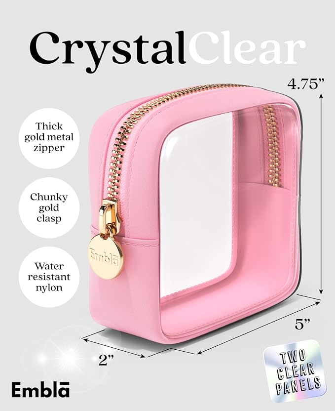 Makeup Bag for Women, Travel Cosmetic Organizer, Waterproof Toiletry Pouch