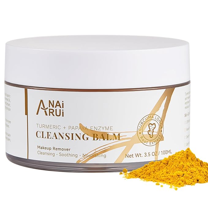 ANAI RUI Turmeric Makeup Remover Cleansing Balm, 3.5OZ