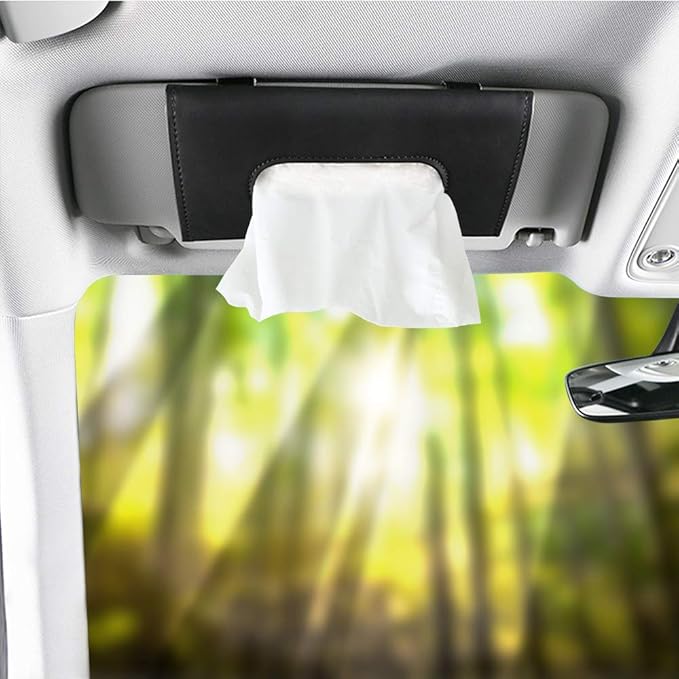 Gatherfun Car Tissue Refills Facial Tissue Packs for Car Sun Visor, Paper Napkin Holder, Visor Tissue Box Holder 3-ply 26Bags 24pcs/bag