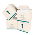 200 Count 4 PACK Disposable Face Towel, Large Size 10"X 12", Disposable Face Cloths, 100% Biodegradable Towel, Skin Soft and Thick for Washing Face