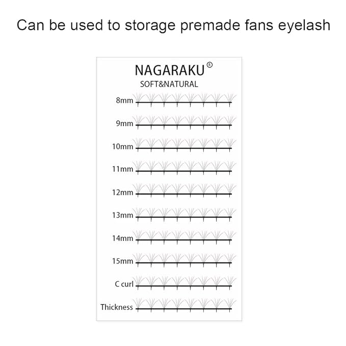 NAGARAKU Acrylic Lash Extension Organiser Storage False Eyelash Pallet Volume Boxes Makeup Holders Tools Case Lashes Container 5 Layers with 250 Tape Strips…