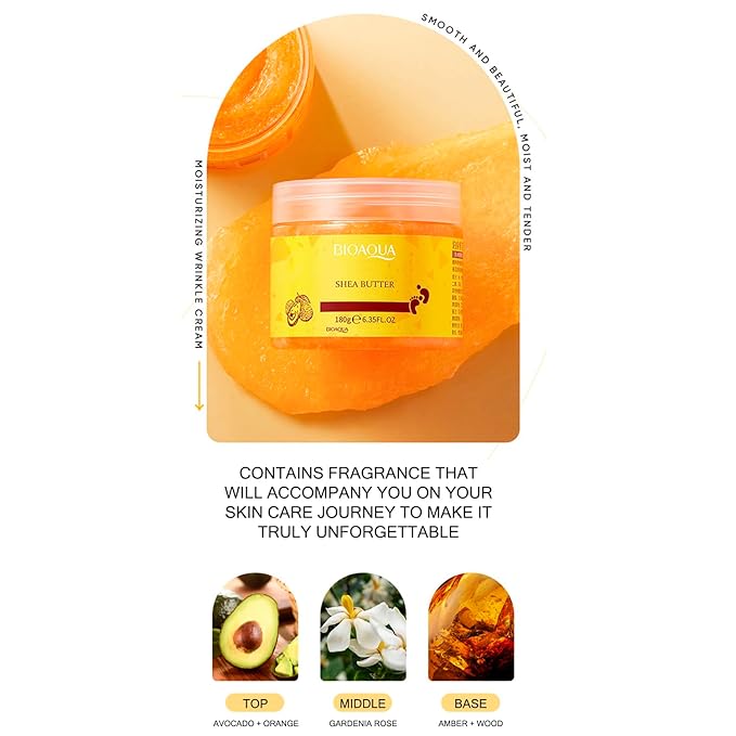 BIOAQUA Foot Care Herbal Massage Scrub-Exfoliating Cream Cleansing Delicate Feet Skin Shea Oil Natural Extracts 180g