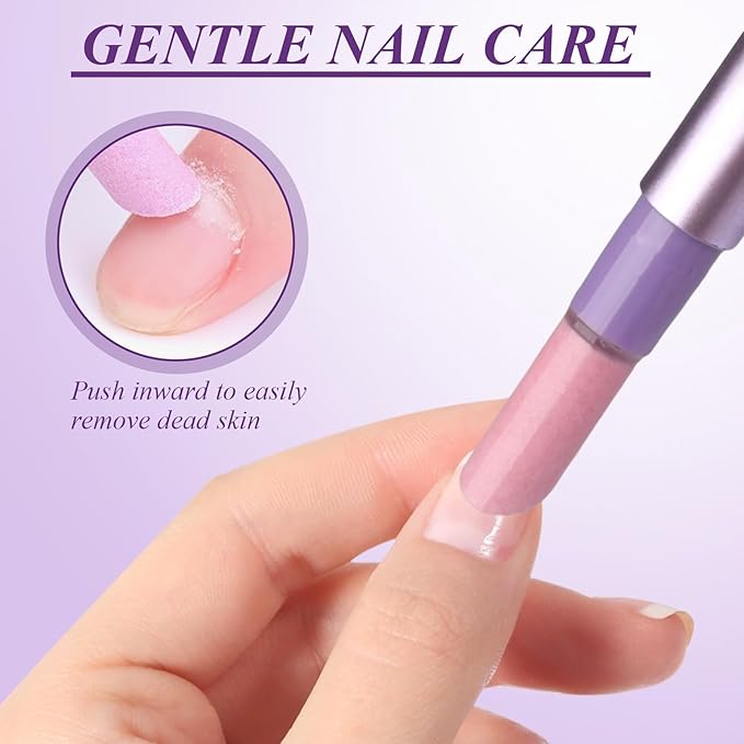 Plman 3-in-1 Cuticle Oil Pen, Cuticle Pusher Nail Oil Pen with Ceramic Tip, Nail Care Pen for Hangnails, Dry & Damaged Nail, Moisturize Strengthen Brighten Nails Care (Camellia-3PCS Rotating)