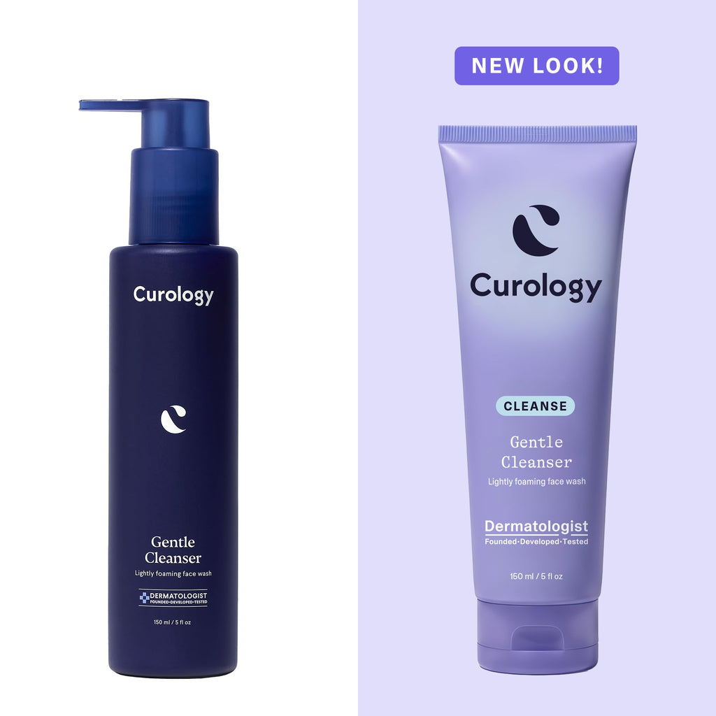 Curology Gentle Face Wash for Sensitive Skin, Hydrating Foaming Cleanser