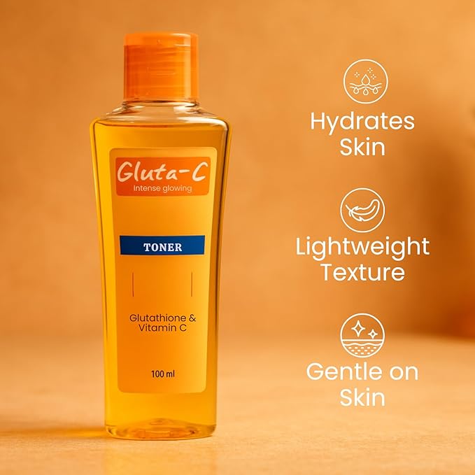 Intense Glow Facial Toner – Alcohol-Free Hydrating Toner for Refreshed, Smooth & Balanced Skin – Pore-Refining and Radiance-Enhancing Formula – 100ml