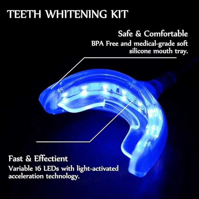 Gum Stimulator with Blue Light Therapy – Oral Care for Gum Health, Fresh Breath & Plaque Removal, Portable, Gum Support for Healthy Smile