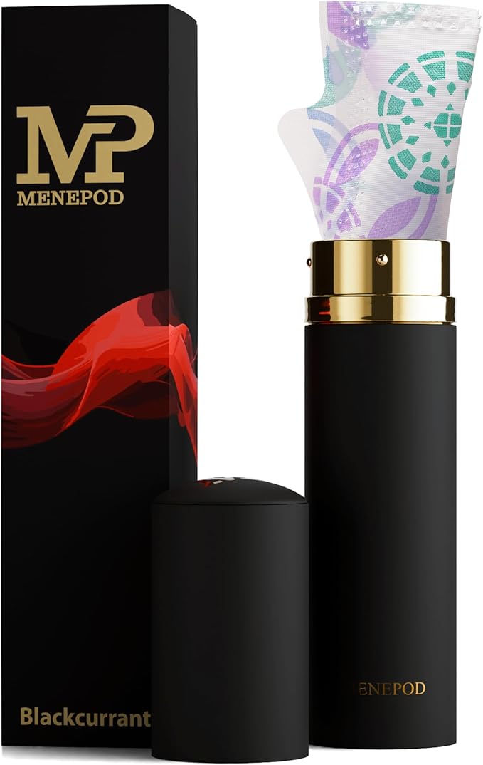 Menepod Luxury Tampon Holder For Purse,Cigarette Case,Pad and Bag Storage,Feminine Care,Discreet Travel Essentials Organizer Accessory Ideal for Women, Ladies, and Girls (Black)