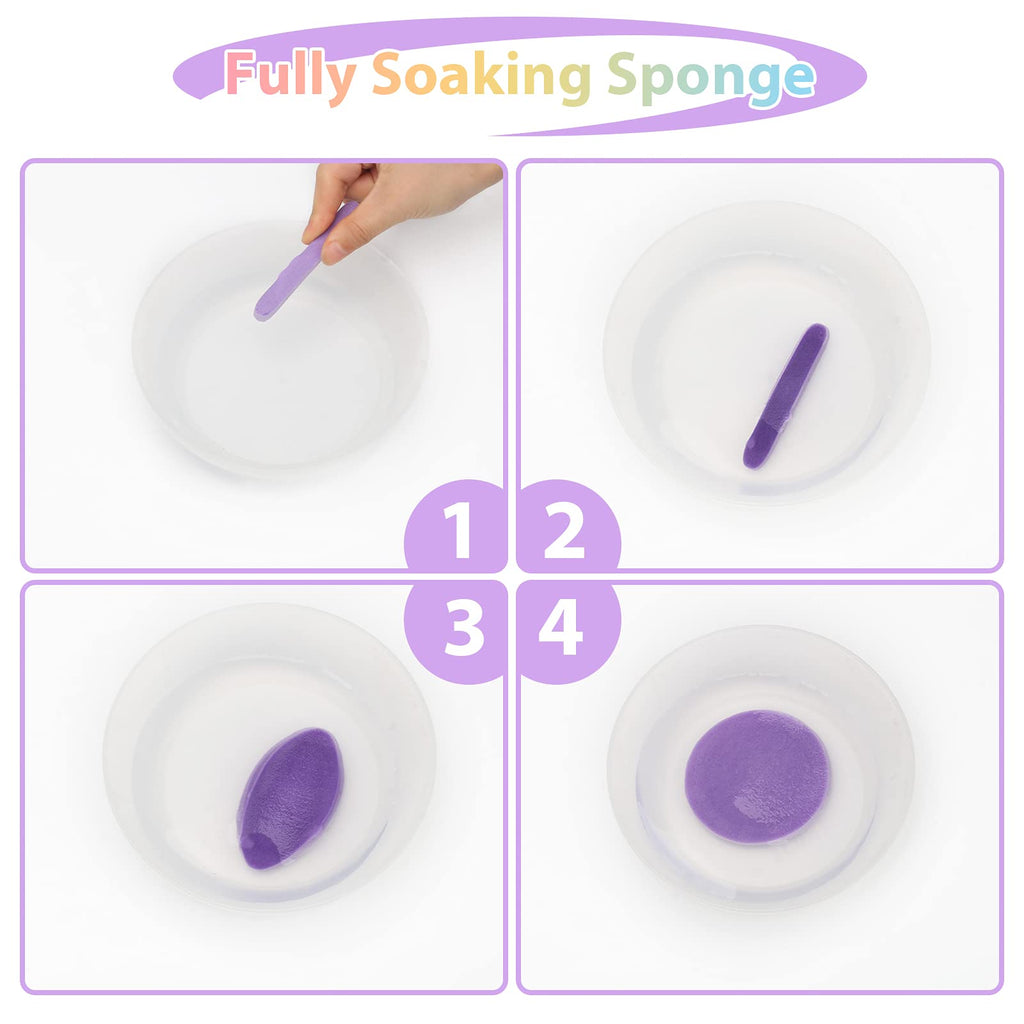 120Pcs Facial Compressed Facial Sponges for Women, Coldairsoap PVA Professional Makeup Sponge Female Removal Pads Compress Exfoliating Face Cleansing Rounds Wash Pad as Valentine's Day Gift