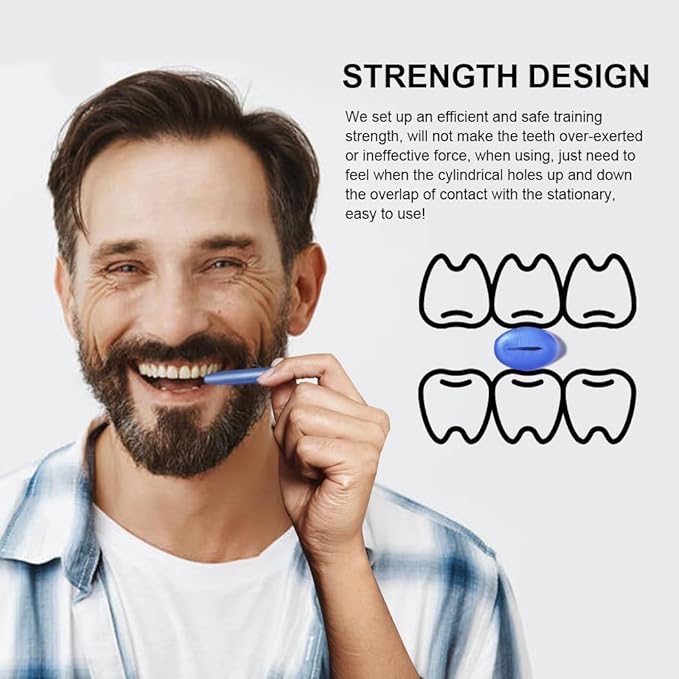 KOHEEL SP Dental Chewing Tool for Adults – Gum Stimulator for Healthy Gums, Preventing Gum Recession and Loose Teeth, Aligner Chewies for Oral Sensory Exercise (4 Count)