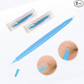 2 Pack of Disposable Sterile Acne Remover Tools Safe Pimple Popper Tool Aseptic Blackhead Remover Tools Sanitary Comedone Extractor Tool Pimple Extractor Tool