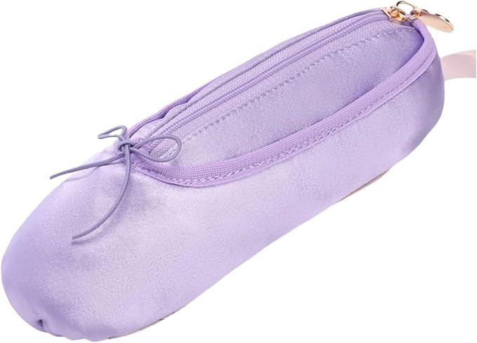 CECKQUE Ballet Pointe Shoe Makeup Bag Dance Recital Gifts for Girls