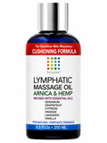 Bruizex Lymphatic Drainage Massage Oil with Arnica & Hemp Seed Oil for After Care Routine & Lymphatic Drainage Massager, Liposuction, 360 Lipo, BBL, Tummy Tuck Procedure, Calming Formula - 8.5 Oz