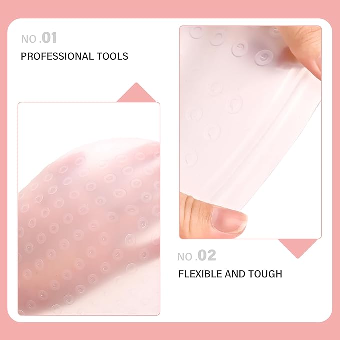 Highlight Caps for Hair, Soft Comfortable Silicone Hair Highlighting Cap with Adjustable Strap, Reusable Hair Dye Cap for Hair Dyeing Hair Salon,Highlight Cap