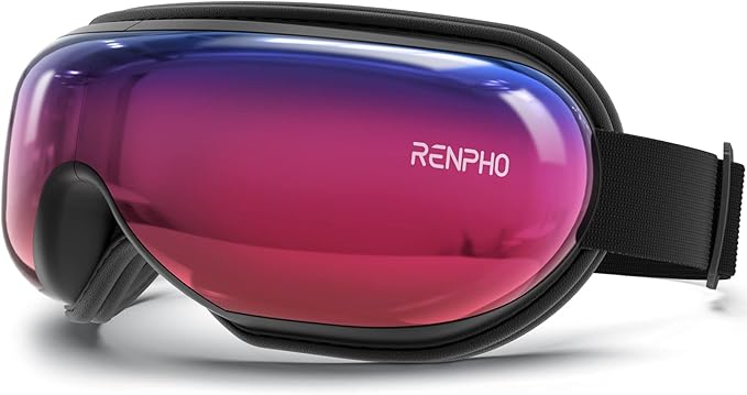 RENPHO Eyeris 1 Eye Massager with Heat, FSA Eligible HSA, Smart Heated Eye Mask for Eye Care, Dry Eyes, Head Tension & Strain Relief, Birthday Gifts for Women and Men