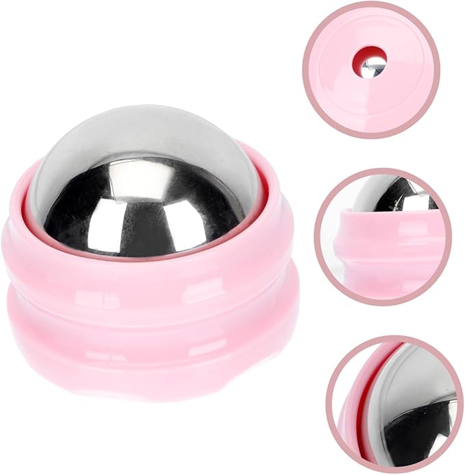 GLEAVI Ice Globes for Facials Mini Massage Roller Ball Face Massager Pressure Point Tool Face Rolling Massager Body