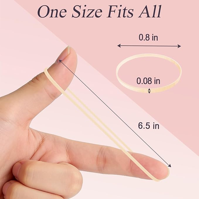 1000pcs Mini Hair Rubber Bands, Soft & Durable Plastic Elastic Hair Ties for Little Girls, Stretch Ponytail Ties for Kids Hairstyles and Braids