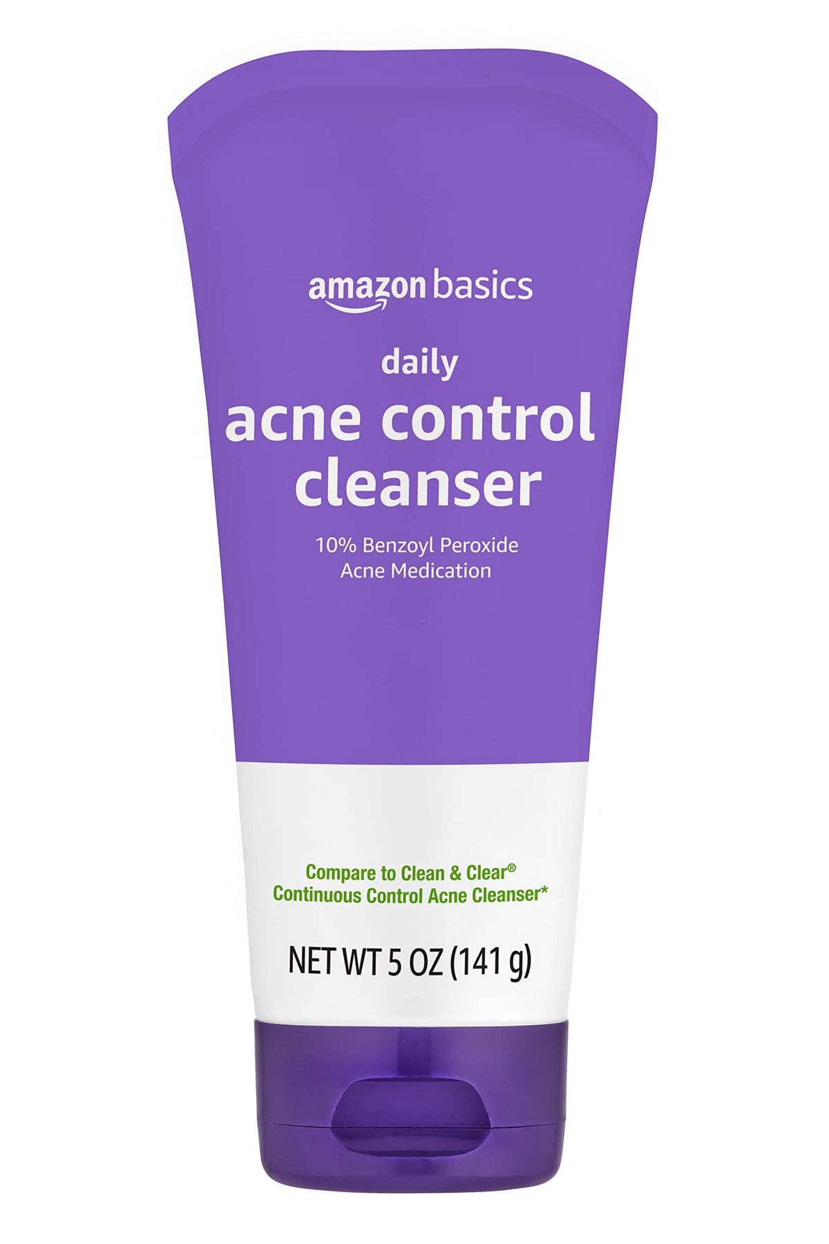 Acne Treatment Face Wash - Daily Control Cleanser, Maximum Strength 10% Benzoyl Peroxide for Stubborn Breakouts, 5 Ounce (3-Pack)