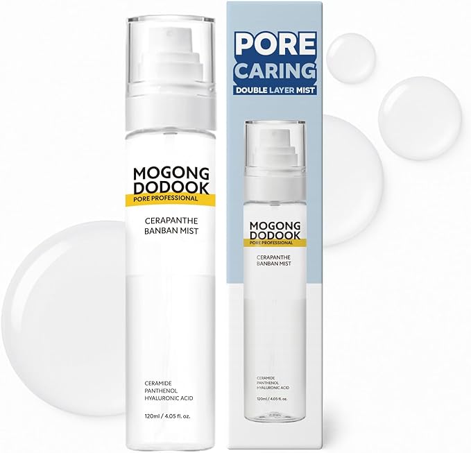 MGDD Cerapanthe Pore Care Face Cream Mist – 4.05 fl oz | Dual-Layer Hydrating Spray with Ceramide, Panthenol & Hyaluronic Acid | EWG Green, Deep Moisture for All Skin Types, Daily Use