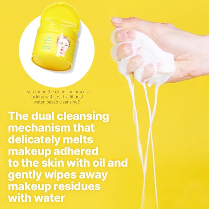 Ariul The Perfect Cleansing Oil Pads EX – Korean Facial Cleansing Pads for Makeup Removal, Gentle Oil Makeup Remover Wipes with Plant Extracts, Hydrating Face Cleanser Pad (60 Sheets)