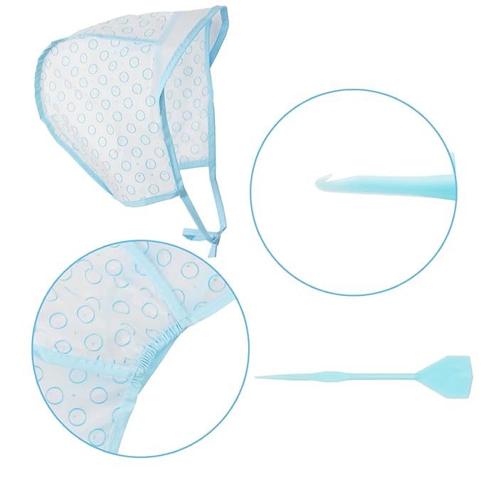 Hair Highlight Cap, Highlighting Cap for Dyeing with Crochet Hook
