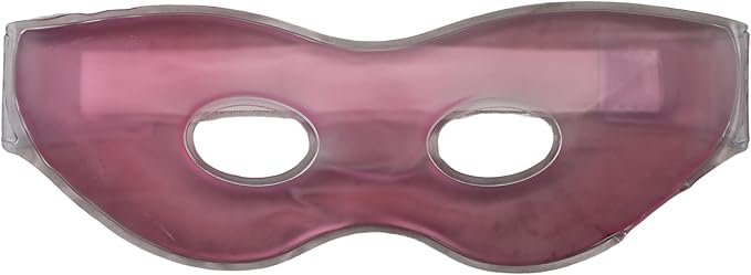 Adjustable Strap Soothing Therapeutic Gel Eye Mask for Hot or Cold Relief - Ideal for Migraine, Stress, and Puffy Eyes Spa Relieve Stress and Tension Dark Circles, Headaches, Migraines (Pink)