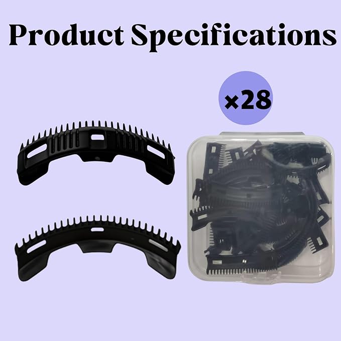 28 Packs Compatible with Zowor Upgraded Eyelash Curler Refills with Comb,Silicone Eye Lash Curlers Refill Pads Only Fit for Eyelash Curler with Comb