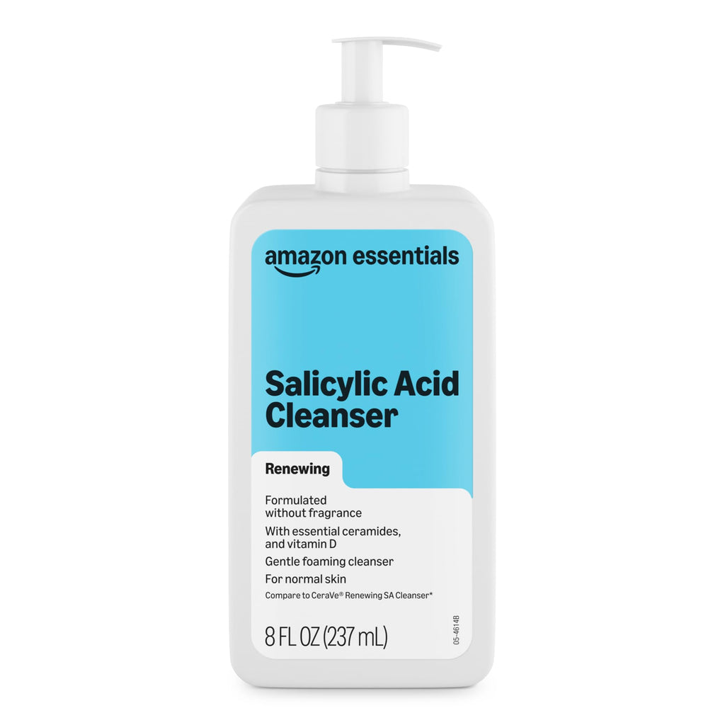 Cleanser Face Wash - Salicylic Acid with Ceramides & Vitamin D, 8 fl oz, 1-Pack (Previously )