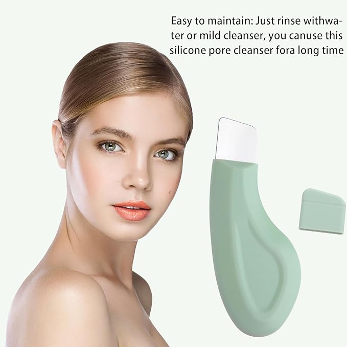 2 Packs Blackhead Remover Tools, Face Scraper for Deep Cleansing Nose Blackheads, Mild and Safe Skin Exfoliation Tool, Skin Care Tool for Men and Women Removing Black Heads From the Face and Nose