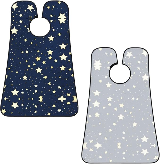 Ocean Fishes Print Beard Bib Shaving Apron, Beard Hair Trimming Cape Gift For Dad
