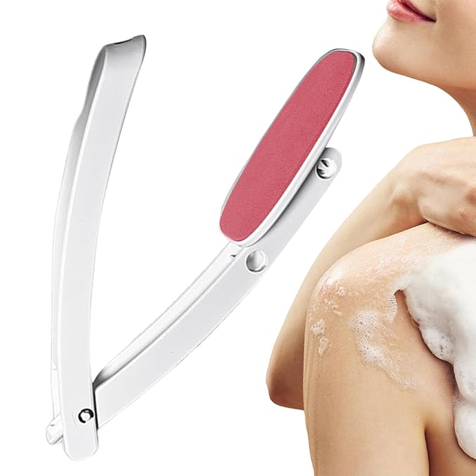 Generic 2Pcs Lotion Applicator for Back | Back Cream Applicator | Foldable Long Handled Oils Sun Cream Applicator | Back Lotion Applicator | Back Applicator for Cream, Pink