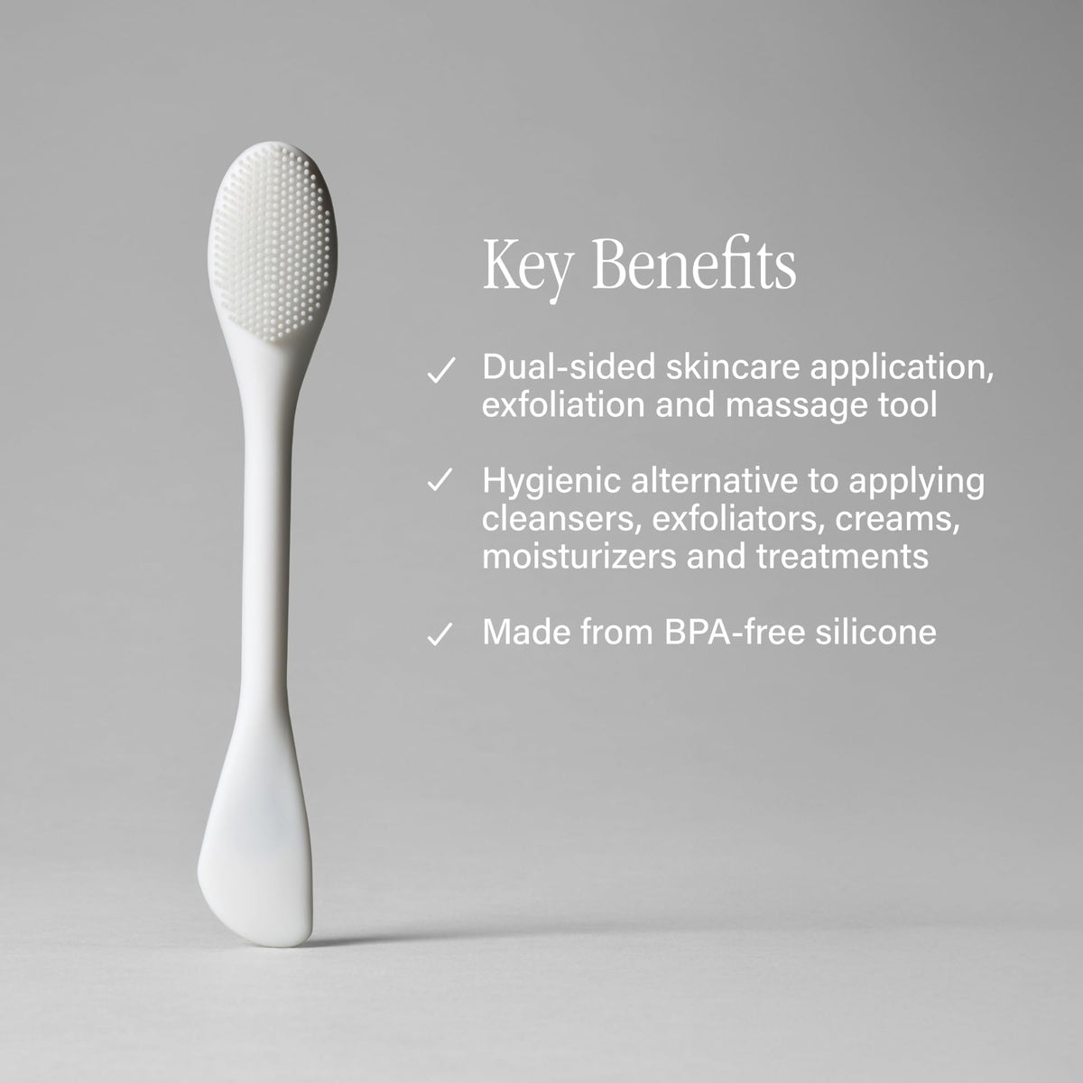 SKINN Pore Polishing Wand, Silicone Facial Cleansing Brush - BPA-Free