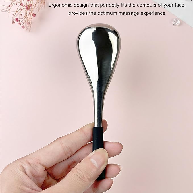 Dan&Dre Ice Globes, Stainless Steel Face Massage Tools for Reducing Puffiness and Wrinkles, with Cooling Effect for Skin Care and Beauty