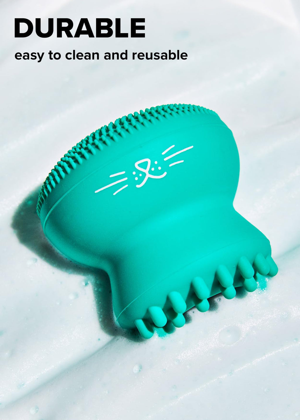 I DEW CARE 3-in-1 Cute Pawfect Face Scrubber - Silicone Pore Cleanser 1EA