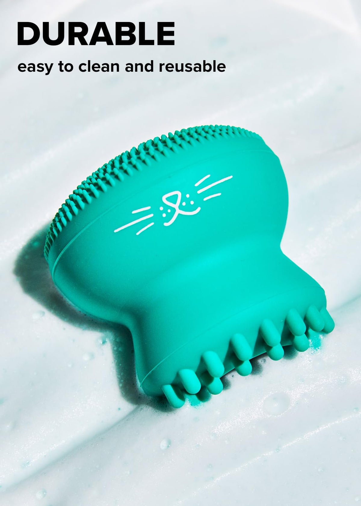 I DEW CARE 3-in-1 Cute Pawfect Face Scrubber - Silicone Pore Cleanser 1EA