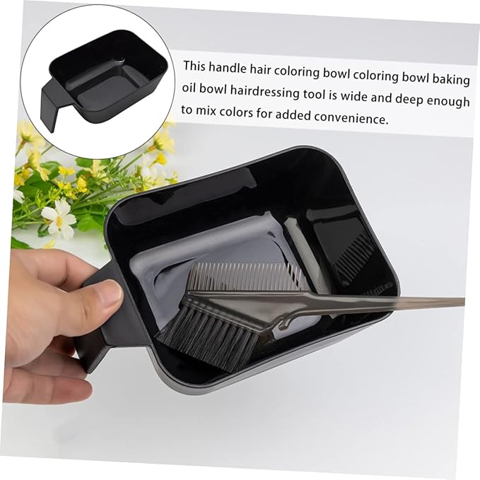Beatifufu 2 Pack Hair Color Bowl Hair Dye Bowl for Mixing Tint Wide Deep Color Mixing Bowls for Salon and Home Diy Coloring Reusable Salon Tool 7.08 X 4.80 X 2.75 in