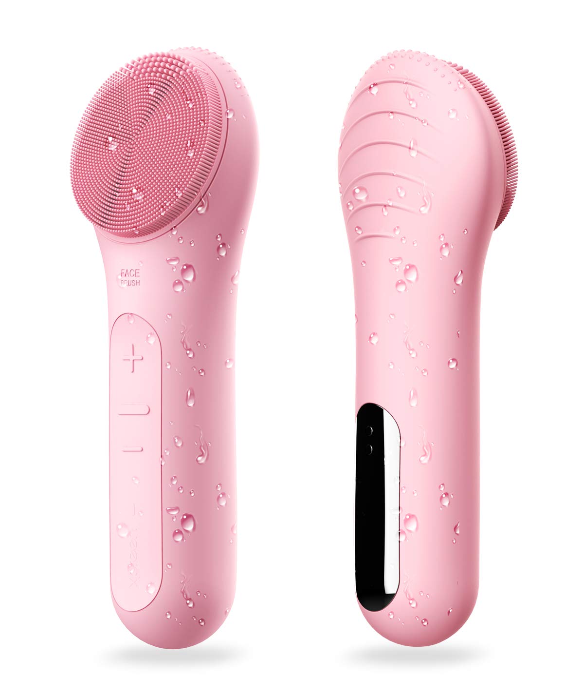 NgraCoola CLIE Facial Cleansing Brush - Waterproof & Rechargeable Face Scrubber for Men & Women, Cleansing, Exfoliating & Massaging - Violet