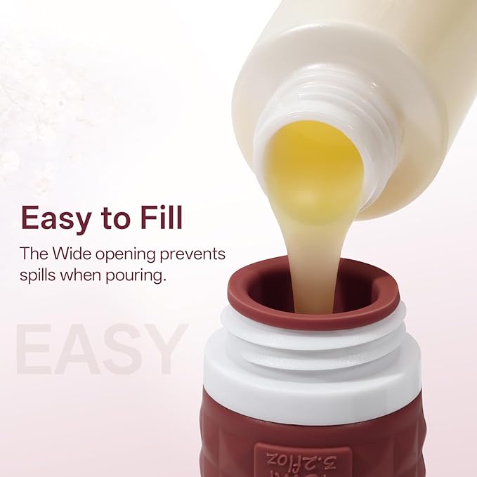Firstfooby Travel Bottles for Toiletries, TSA Approved Travel Size Containers, Leak Proof Silicone Shampoo Bottles, Small Toiletry Containers with Clear Bag for Shampoo Conditioner Lotion