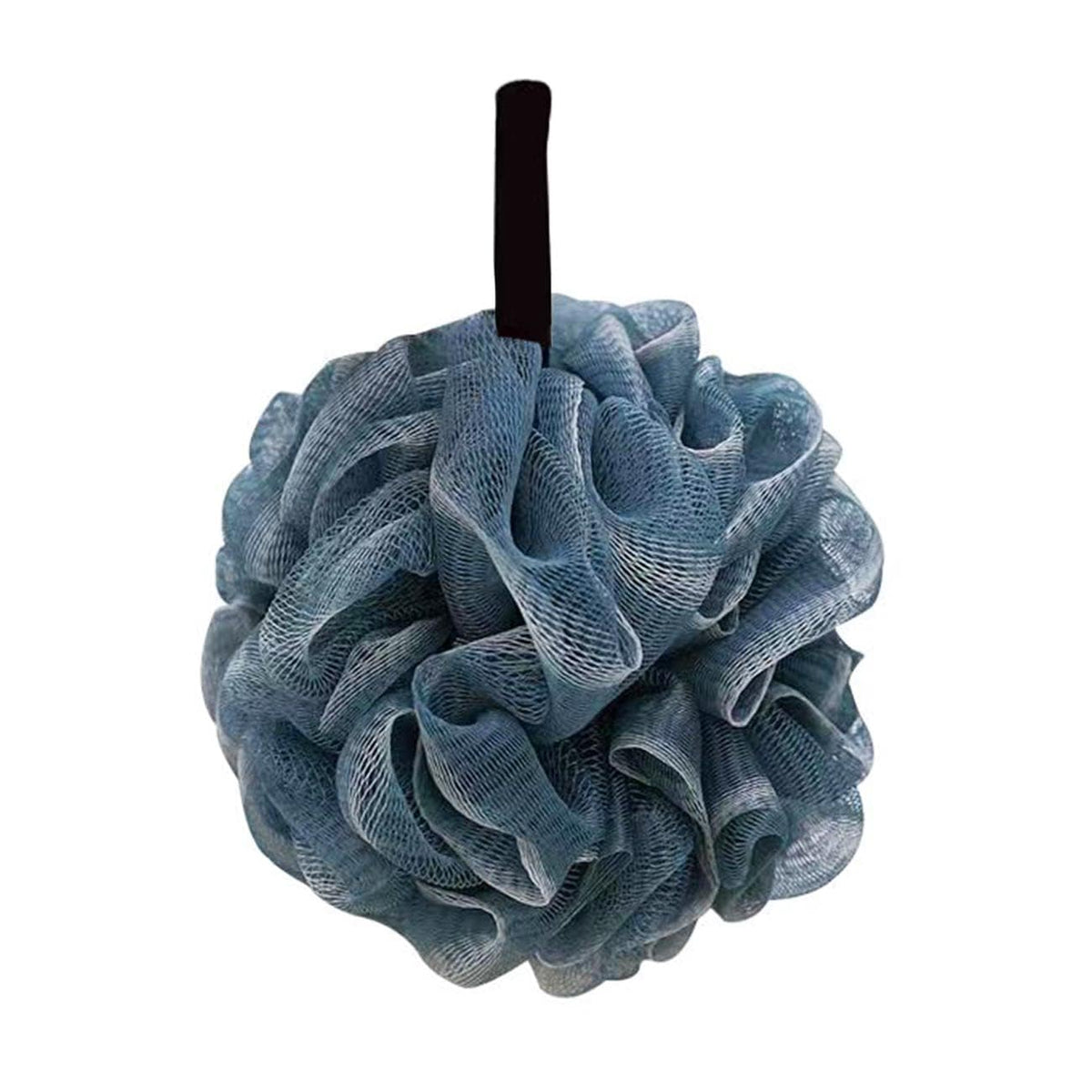 Black Bath Shower Loofah Exfoliating Body Back Scrubber Sponge for Women Men 60g (1 Pack)