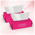 FACEMADE 100 Count (2 Packs) Face Towels Disposable