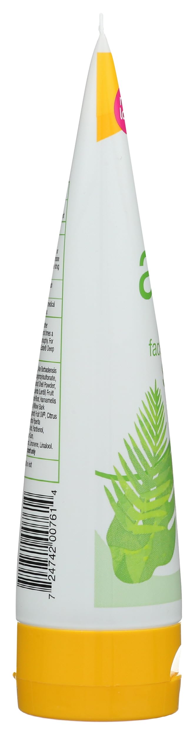 Alba Botanica Acnedote Maximum Strength Face & Body Scrub for Acne Treatment, Blackhead Scrub, 8 Oz