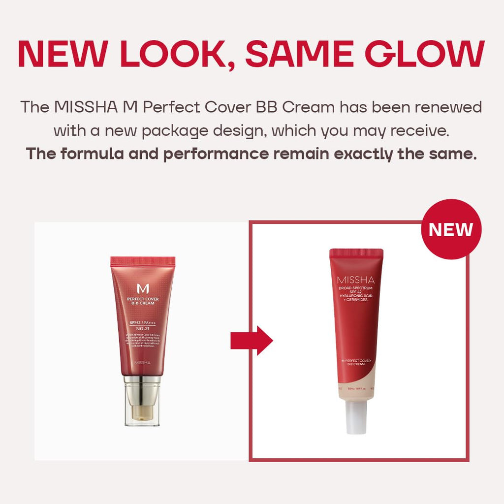 MISSHA M Perfect Cover BB Cream No.27 Honey Beige SPF 42 PA+++ 1.69 oz