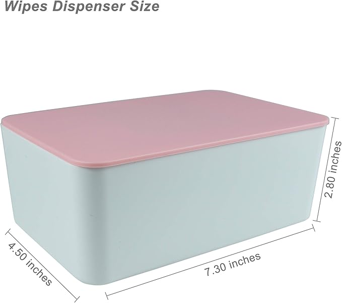 Diaper Wipes Dispenser, Tissue Storage Box Case, Wet Wipe Dispenser Holder