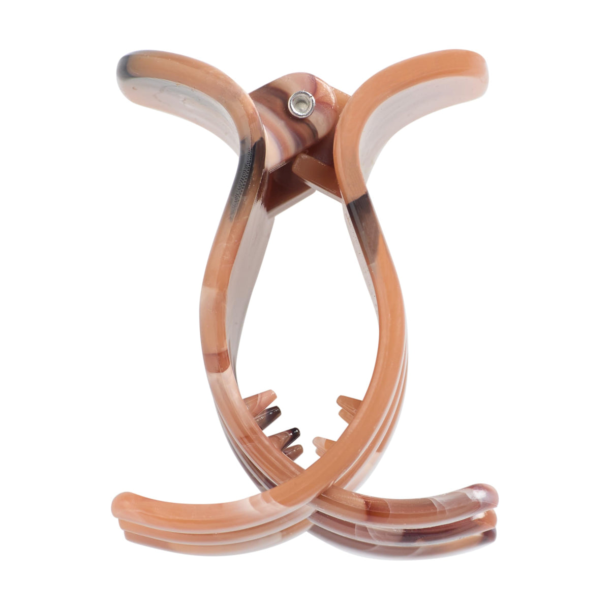 Goody Classic Claw Hair Clips - 6-Count, Clear, Brown and Black - 1/2 Claw Will Gently Keep Hair Secured In Place with a Long Lasting Hold, color may vary