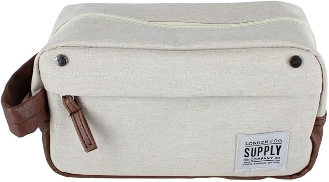 London Fog Men's Travel Accessory Case with Handle