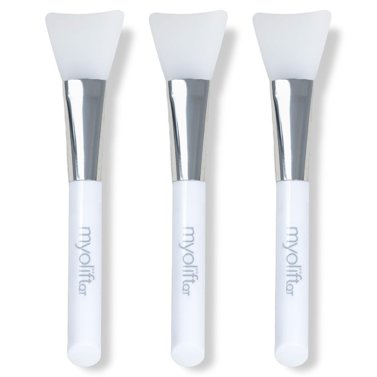 7E Wellness MyoLift Silicone Applicator Brushes, 3 Pack