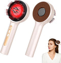 Hair Growth Comb,Electric Scalp Massager Comb,IPX7 Waterproof,Portable for Home & Travel,White