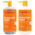 Alaffia Body Wash & Body Lotion Set, EveryDay Shea, Unscented – Gentle Skin Cleanser & Moisturizer for Normal to Very Dry Skin, 32 Oz Ea