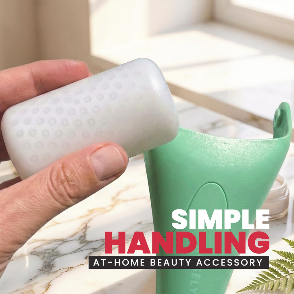 ROSELYNBOUTIQUE Gua Sha Facial Tools & Ice Roller for Face (Green)
