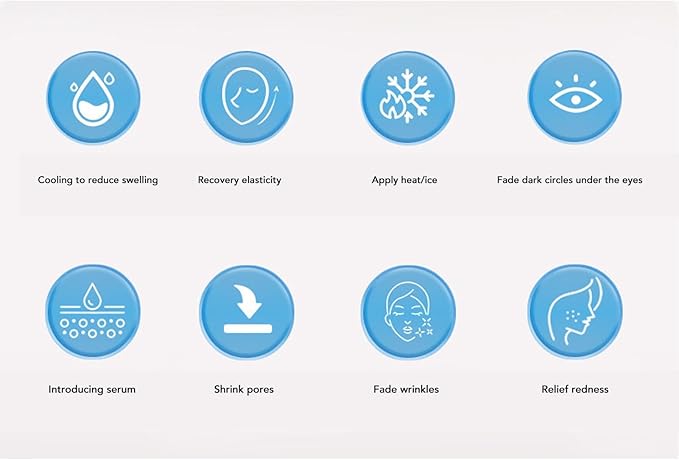 Ice Cryo Sticks,Ice Globes for Face & Eyes, Unbreakable Stainless Steel Cryo Sticks for Beauty Routines, Facials Cold Roller Cooling Globes for Puffiness, Wrinkles, Dark Circles, Headaches